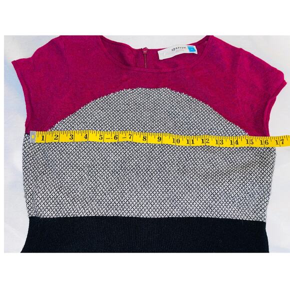 Sparrow by Anthropologie Color Block Dress - Women's Size M - Soft, Peplum Style - Picture 6 of 9